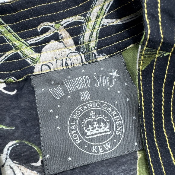 One Hundred Stars Kimono OS New Passion Floral Vibrant Open Front Relaxed Light - Picture 2 of 10